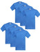 Pro Club Men's 6-Pack Heavyweight Cotton Short Sleeve Crew Neck T-Shirt, Royal, Small