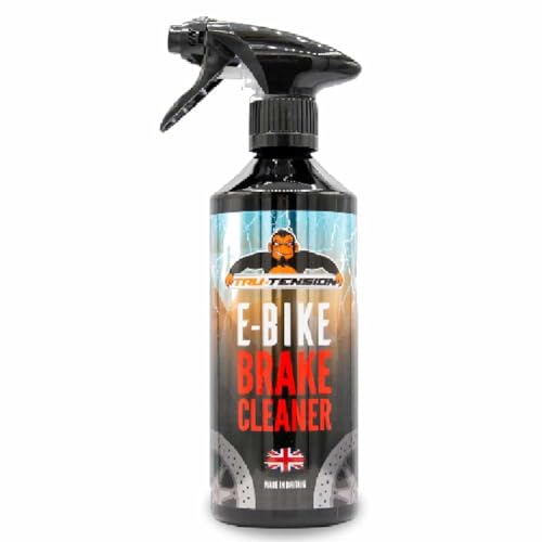 Tru-Tension E-Bike Brake Cleaner and Bike Degreaser 500ml E-Scooter Brake Cleaner - Perfect for Removing Oil - Dirt and other Debris from your Vehicle's Braking System