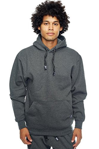 Pro Club Men's Heavyweight Pullover Hoodie (13oz), Large, Charcoal