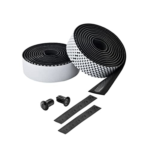 CICLOVATION BAR Tape, Leather Touch_Fusion, Synthetic Leather with Fusion Colorway on The Iridescent Textures for Superb Grip and handling Performance, T.3mm/W.30mm/L.2000mm, Fusion White