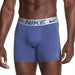 Nike Men`s Dri-Fit Luxe Cotton Modal Boxer Brief 1 Pack (Dark Purple(KE1022-651)/Silver, Small)