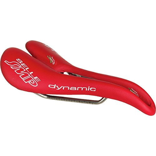 Cicli Bonin Unisex Adult SMP 4Bike Dynamic Saddles - Red, One Size