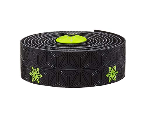 Supacaz Super Sticky Kush Galaxy Bar Tape (Neon Yellow Print)