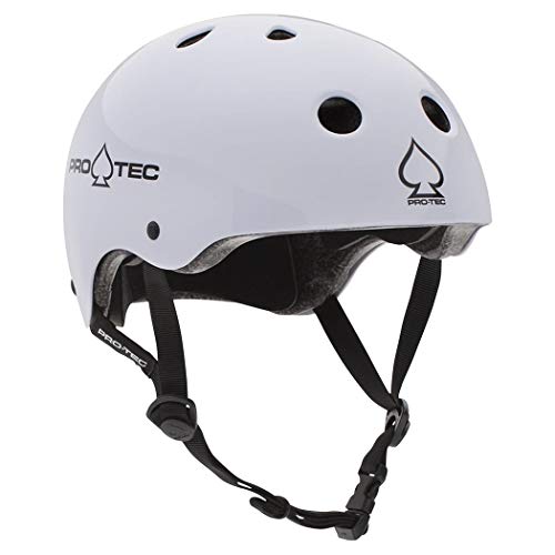 Pro-Tec unisex 53-54 cm skate and skateboarding helmets, White, Small US