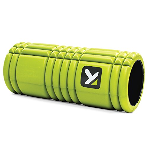 TRIGGERPOINT PERFORMANCE THERAPY GRID Foam Roller for Exercise, Deep Tissue Massage and Muscle Recovery, Original (13-Inch), Lime