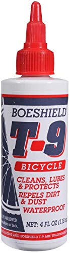 Boeshield T-9 Bicycle Chain Waterproof Lubricant and Rust Protection, 4 oz Liquid, Original Version (122183) (1, Single Расk)