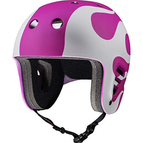 Pro Tec Protective Gear Pro-Tec Full Cut Skate Gonz Flame Helmet - Pink - SM, Small