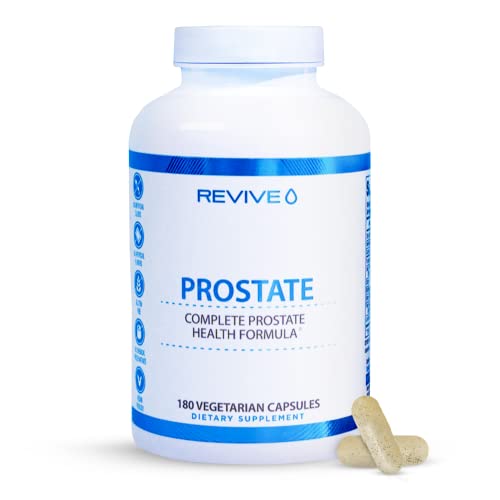 REVIVE MD Prostate Supplements for Men - Maintain Healthy Prostate-Specific Antigen (PSA) Levels, Estrogen Levels & Urinary Flow - Saw Palmetto & Beta Sitosterol for Prostate Health Support