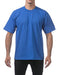 Pro Club Men's Heavyweight Cotton Short Sleeve Crew Neck T-Shirt, Royal, 2X-Large