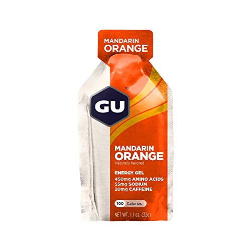 GU Energy Original Sports Nutrition Energy Gel, 24-Count, Mandarin Orange