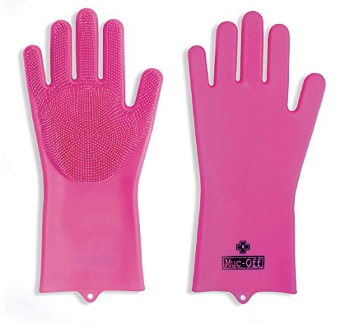 Muc Off Deep Scrubber Gloves L Pink