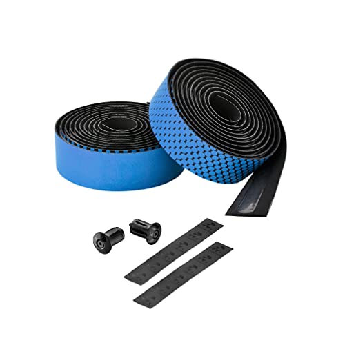 CICLOVATION BAR Tape, Leather Touch_Fusion, Synthetic Leather with Fusion Colorway on The Iridescent Textures for Superb Grip and handling Performance, T.3mm/W.30mm/L.2000mm, Fusion Blue