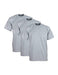 Pro Club Men's 3-Pack Heavyweight Cotton Short Sleeve Crew Neck T-Shirt, Heather Gray, X-Large