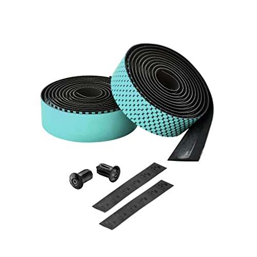 CICLOVATION BAR Tape, Leather Touch_Fusion, Synthetic Leather with Fusion Colorway on The Iridescent Textures for Superb Grip and handling Performance, T.3mm/W.30mm/L.2000mm, Fusion Turquoise