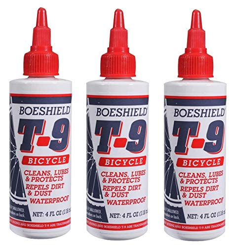 Boeshield T-9 Bicycle Chain Waterproof Lubricant and Rust Protection, 4 oz Liquid (1, Тhree Pаck)