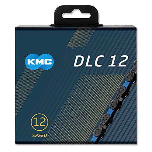 KMC Black/Blue DLC 12 Chain, 1/2” x 11/128”