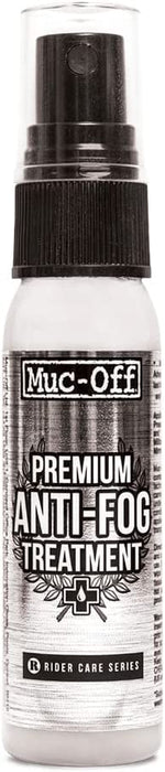 Muc Off Premium Anti-Fog Treatment, 30 Milliliters - Long-Lasting, Intensive Anti-Mist Spray - Suitable for Helmet Visors, Goggles and Glasses