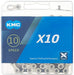 KMC X10-116L, NP/BK 10 Speed Bicycle Chain