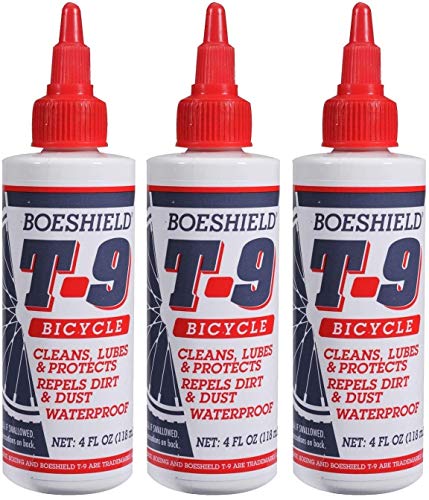 Boeshield T-9 Bicycle Chain Waterproof Lubricant and Rust Protection, 4 oz Liquid, Original Version (122183) (1, Тhree Pаck)