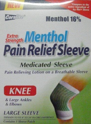 Coralite - New Menthol Medicated Pain Relief Sleeve Knee & Elboes