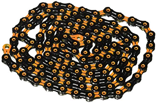 KMC X11SL Chain :11-Speed 116 Links, DLC Black/Orange