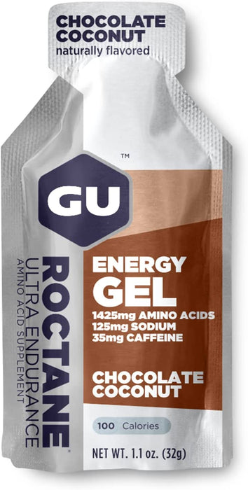 GU Energy Roctane Ultra Endurance Energy Gel, Quick On-The-Go Sports Nutrition for Running and Cycling