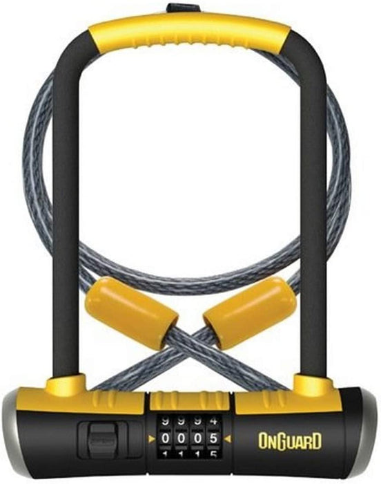 OnGuard Bulldog Combo DT U-Lock (w/ 4' Cinch Loop Cable)