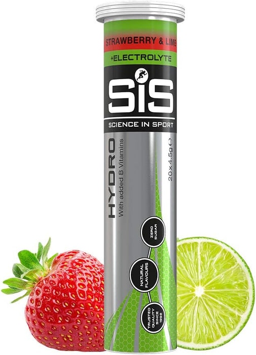 SIS Hydro 20 x 4.2g Tablets Strawberry and Lime