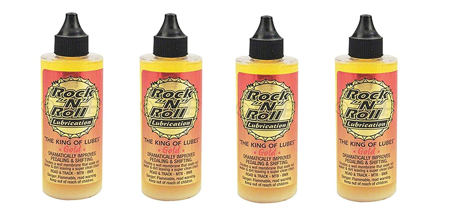 Rock N Roll 135816 Gold Chain Lubricant | 4-Ounce (pack of 4)