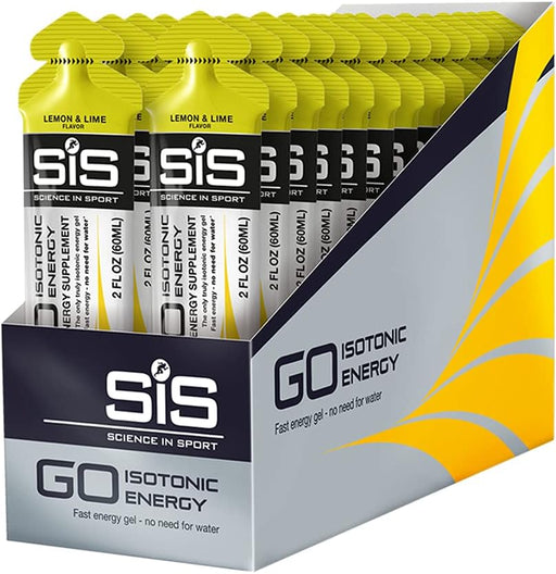 SIS Go Isotonic Energy Gel 60ml 30 Pack Lemon & Lime