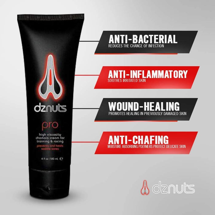 Dz nuts Men's Pro Chamois Cream | Pack of 2 | 4 fl oz