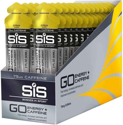 SIS Go Energy + 75mg Caffeine Gel 60ml 30 Pack Citrus