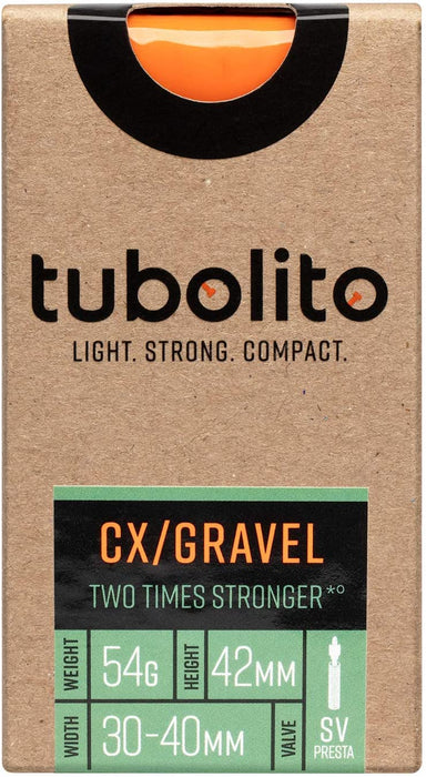 Tubolito |  CX/Gravel Tubo Lightweight Bike Inner Tube | Presta Valve, for 700c | 29”