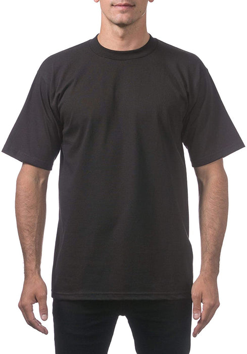 Pro Club Men's Heavyweight Cotton Short Sleeve Crew Neck T-Shirt | Pack of 6