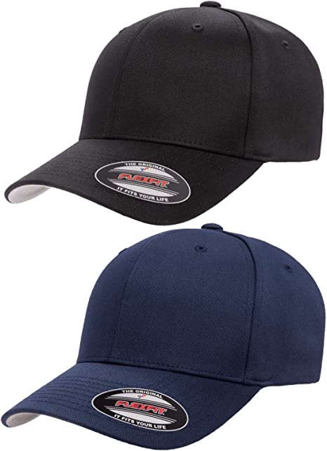 Flexfit 2-Pack Premium Original Cotton Twill Fitted Hat