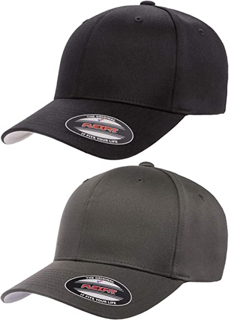 Flexfit 2-Pack Premium Original Cotton Twill Fitted Hat