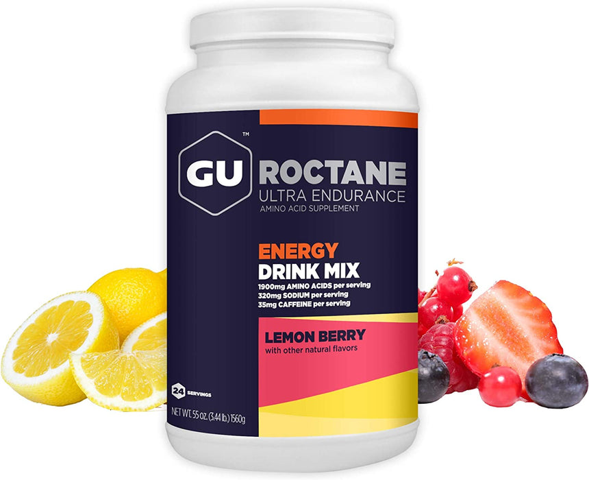 GU Energy Roctane Ultra Endurance Energy Drink Mix, 3.44-Pound Jar