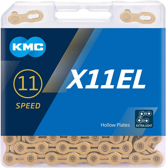 KMC Unisex's X11el Chain, Ti-N Gold, 118 Link