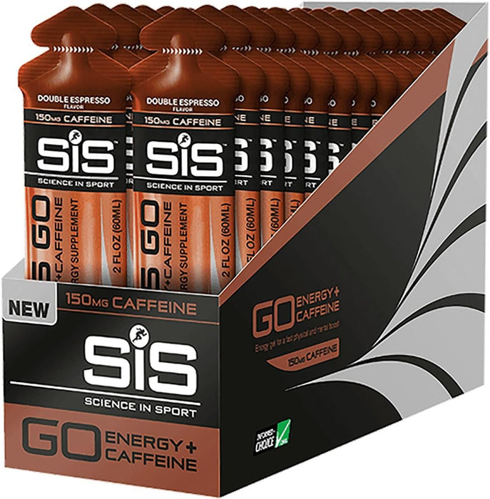 SIS Go Energy + 150mg Caffeine Gel 60ml 30 Pack Double Espresso