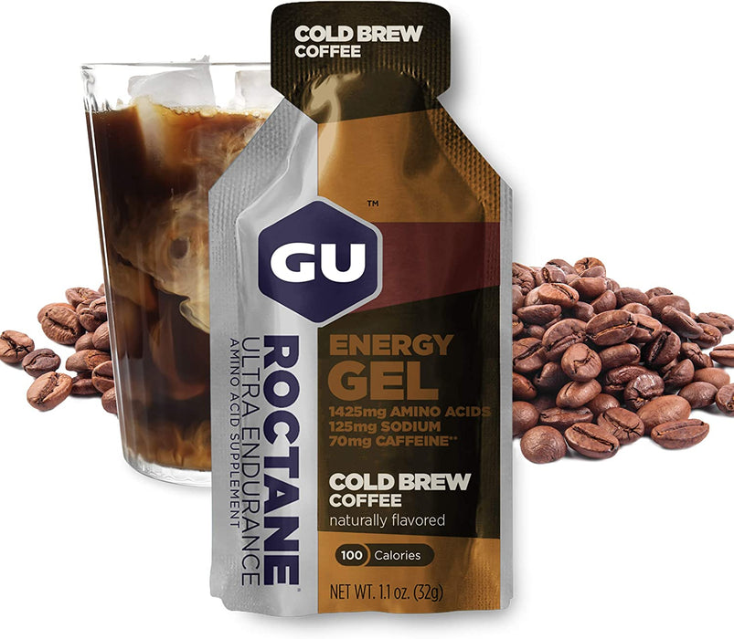 GU Energy Roctane Ultra Endurance Energy Gel, Quick On-The-Go Sports Nutrition for Running and Cycling