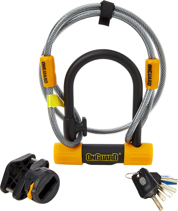 OnGuard Bulldog U-Lock w/ 4' Cable